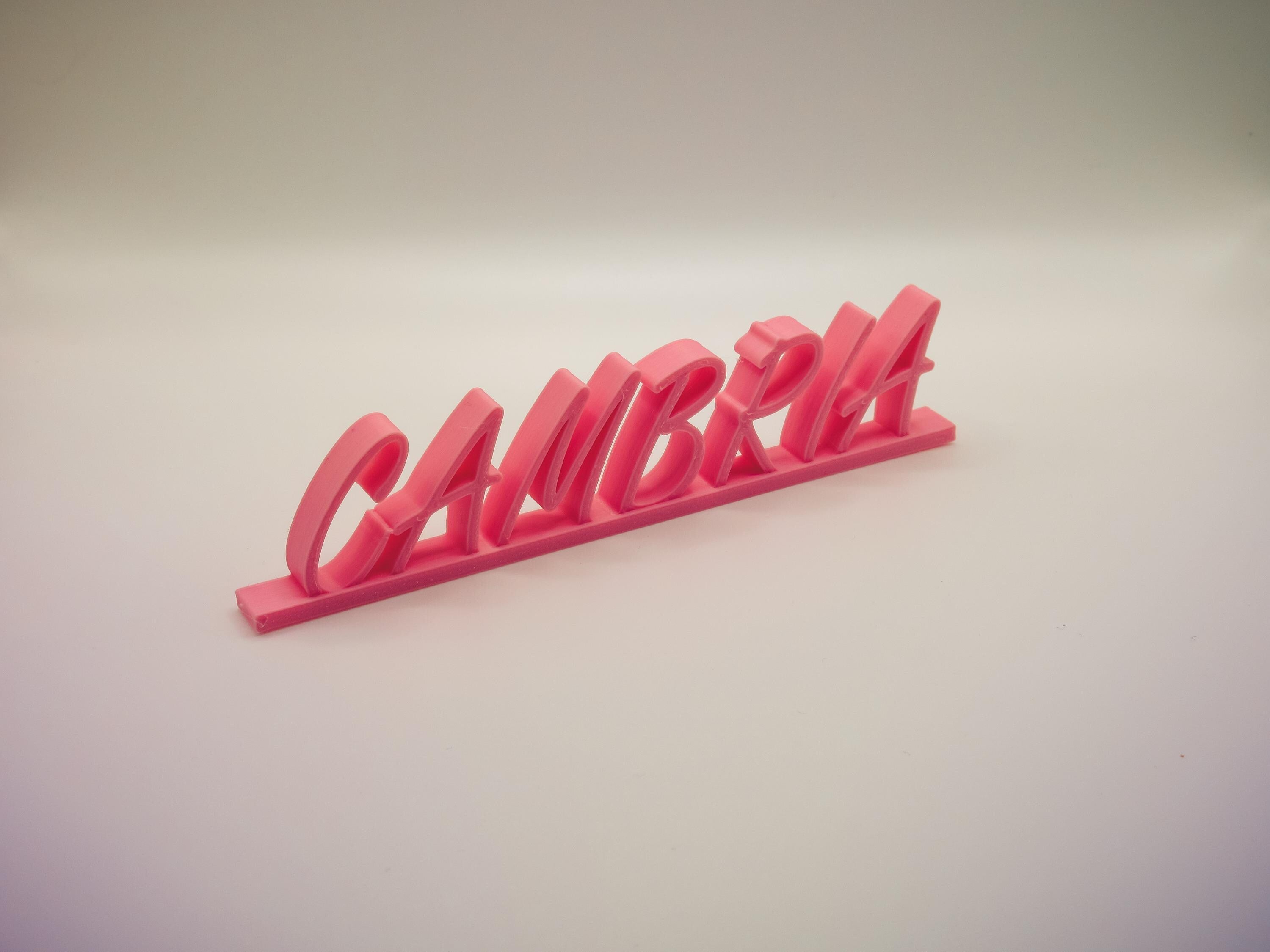 Name plate for desk-cubicle decor for office