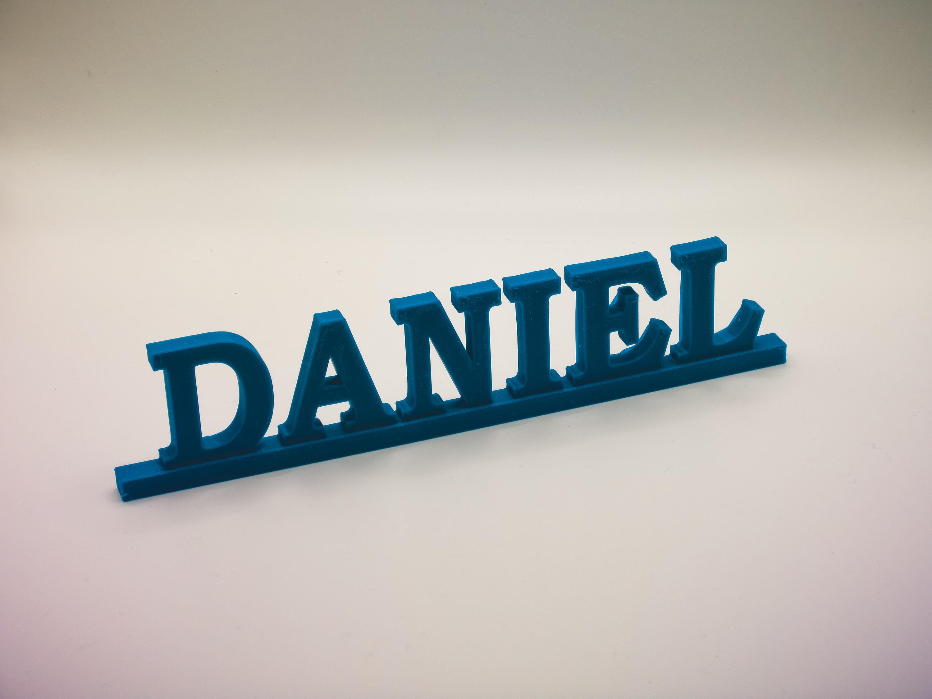 Name plate for desk-cubicle decor for office