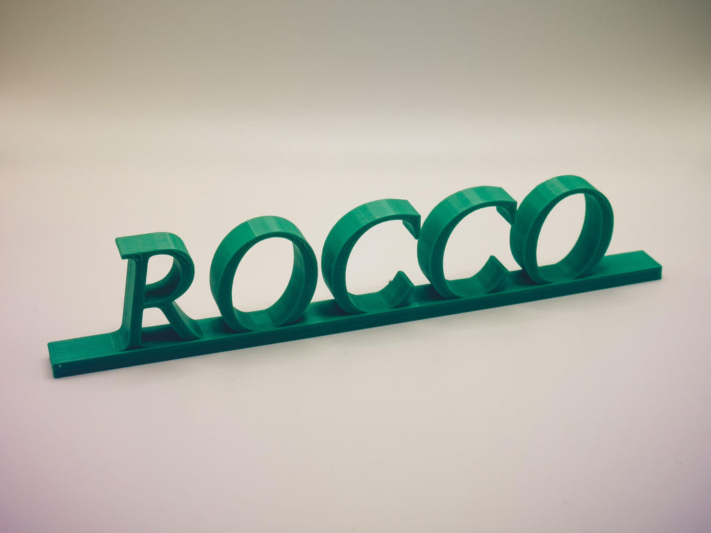 Name plate for desk-cubicle decor for office