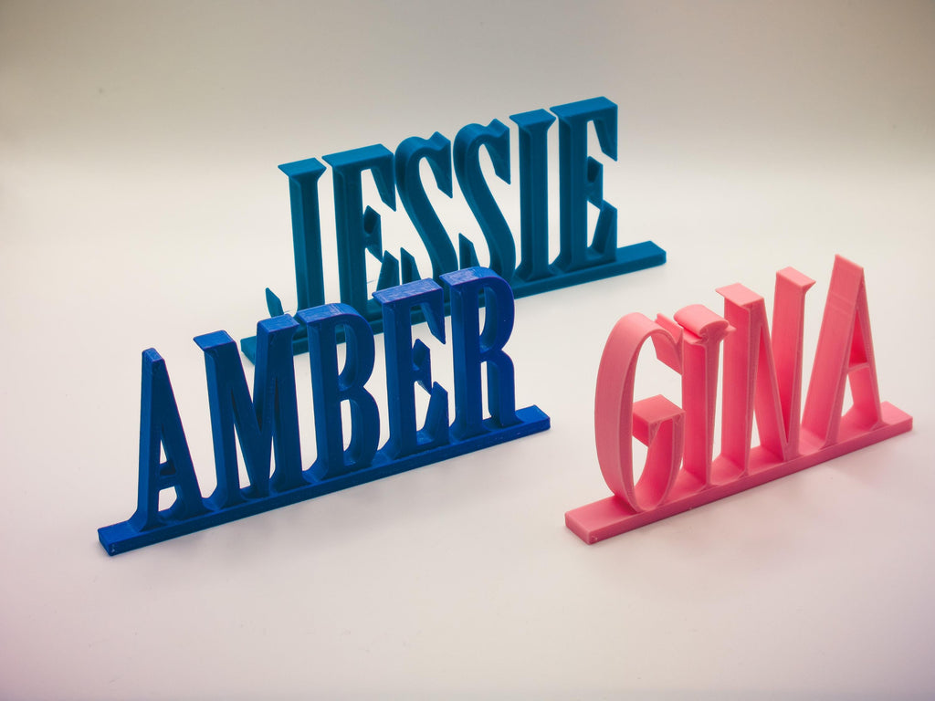 Name plate for desk-cubicle decor for office