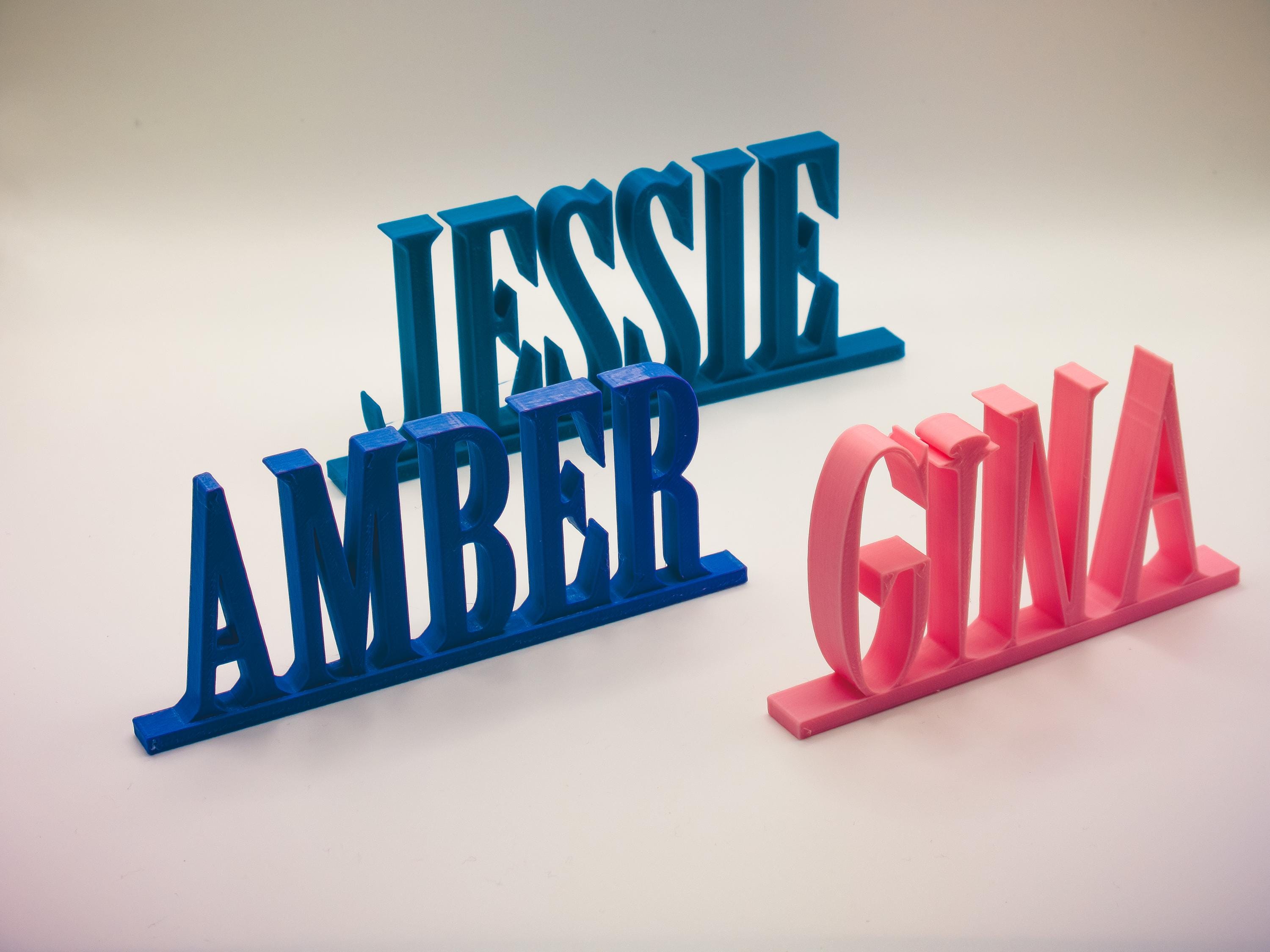 Name plate for desk-cubicle decor for office