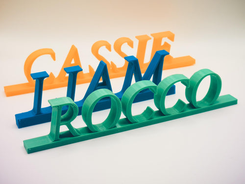 Name plate for desk-cubicle decor for office