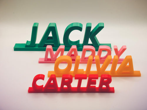 Name plate for desk-cubicle decor for office