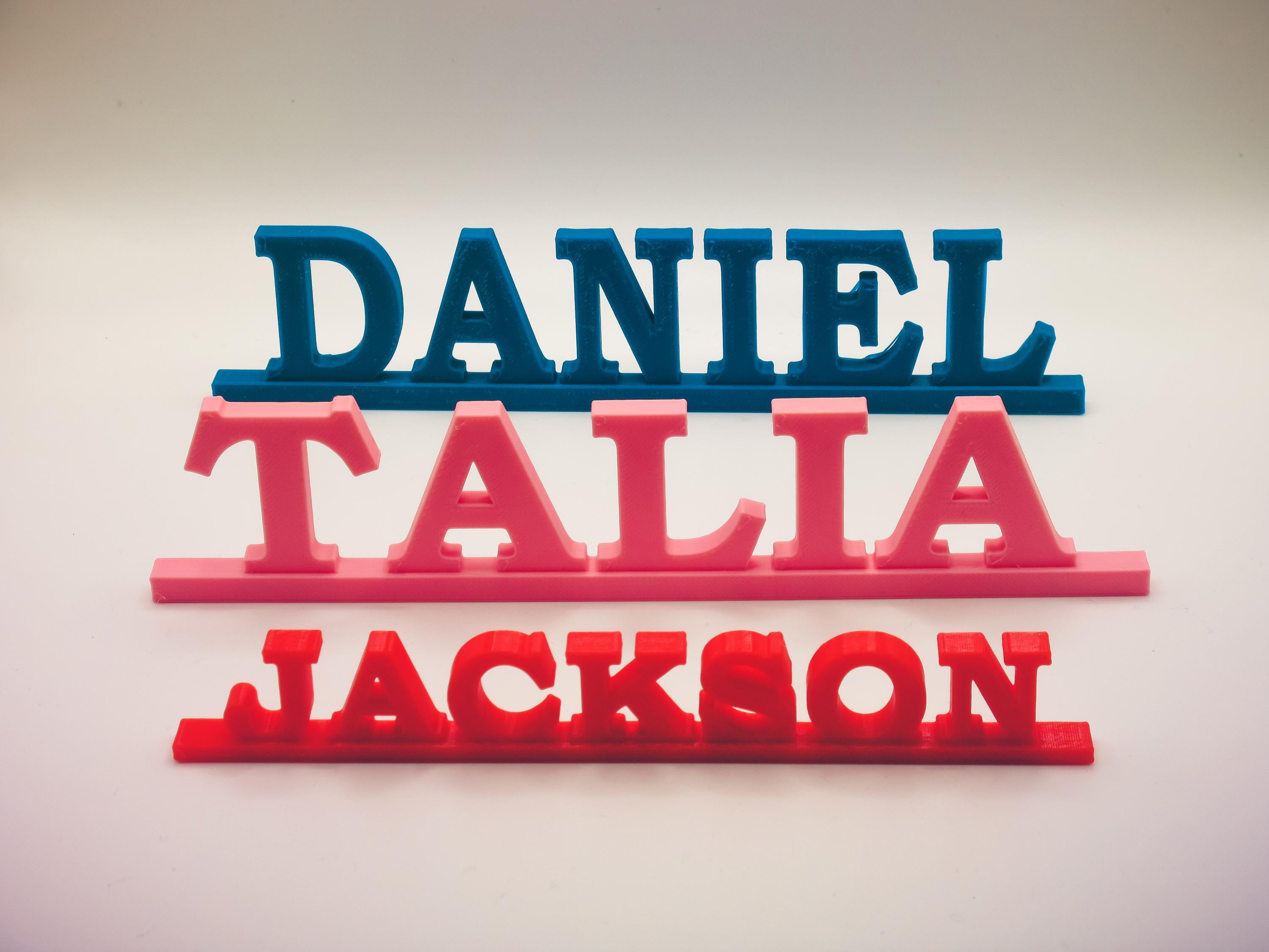 Name plate for desk-cubicle decor for office
